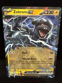 Zekrom EX 034/086 Black Bolt Double Rare Pokemon TCG Card - Image 1