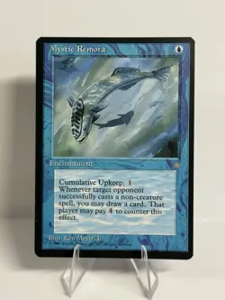Wizards of the Coast Mystic Remora Enchantment Blue Ice Age 0087 EN 1995 - Image 1