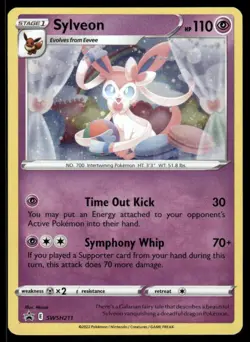 Pokemon Cards Sylveon SWSH211 Sword & Shield Promo Holo Promo NM - Image 1