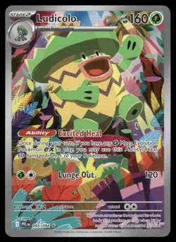 Pokemon Cards Ludicolo 095/094 Phantasmal Flames Illustration Rare NM *3 - Image 1