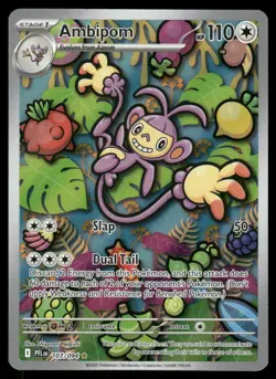Pokemon Cards Ambipom 107/094 Phantasmal Flames Illustration Rare LP - Image 1