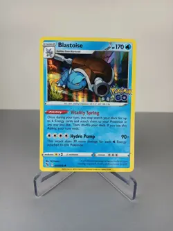 Blastoise 017/078 Holo Rare Pokemon GO Pokemon Holo Lightly Played - Image 1