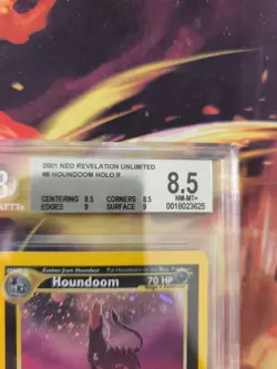 Pokemon Karte Card Houndoom Hundemon Neo Revelation Holo English Beckett BGS 8.5 - Image 4