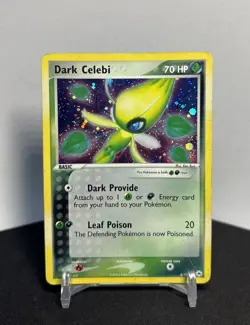 Dark Celebi - 4/101 2004 EX Hidden Legends Pokemon Card Nintendo Holo Rare - Lp - Image 1