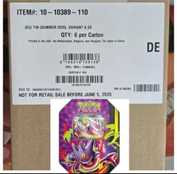 Pokemon Mega Moonlight Genger EX Tin Sealed Case Deutsch Neu - Image 1