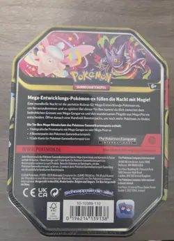 Pokemon Mega Moonlight Genger EX Tin Sealed Case Deutsch Neu - Image 3