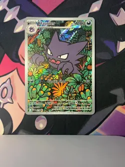 Haunter 027 Holo Illustration Rare ME: Mega Evolution Promo Pokemon Holo LP Card - Image 1