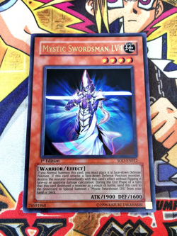 Mystic Swordsman LV4 sod-en012 1st Edition (NM/LP) Ultra Rare Yu-Gi-Oh! - Image 1
