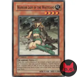 Yugioh Warrior Lady of the Wasteland SD5-EN002 Common 1st Edition LP - Image 1