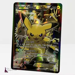 Pokemon Pikachu EX Promo Holo 130 HP XY Card XY124 2016 English - Image 1