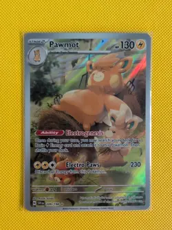 Pawmot 209/198 Scarlet Violet Base Set Holo Illustration Rare Pokemon Card - Image 1