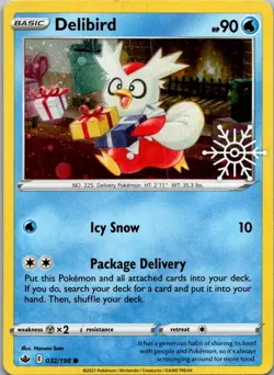Delibird - (Holiday Calendar) Holo Promo Miscellaneous Cards & Products 032/198 - Image 1