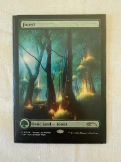 MTG Magic MagicCon Las Vegas 2026 John Avon Lotus Forest Land Nonfoil Promo Card - Image 1