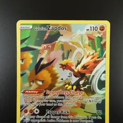 Galarian Zapdos SWSH283 Pokemon Sword & Shield Black Star Promo Holo Card - Image 2