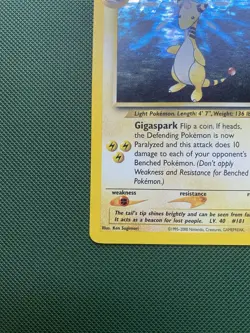 Pokemon TCG Ampharos Neo Genesis Holo Card 1st Edition Rare 1/111 LP - Image 5