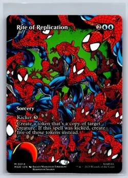 Rite of Replication (Borderless) 14 Marvel Universe Magic: The Gathering NM - Image 1