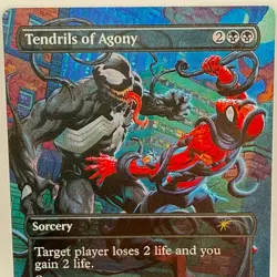 MTG Tendrils of Agony Rainbow Foil Marvel Secret Lair Spider-Man Venom 2004 SLD - Image 1