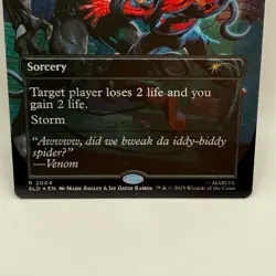 MTG Tendrils of Agony Rainbow Foil Marvel Secret Lair Spider-Man Venom 2004 SLD - Image 3