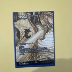 MTG Dragon Of Mount Gulg (012) *Non-Foil* Showcase Final Fantasy NM Amano Art - Image 1
