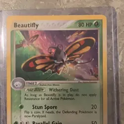 The Pokemon Company Pokemon TCG Ruby & Sapphire Beautifly 2/109 Holo Rare EN 80… - Image 3
