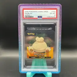 Pokemon 2006 Lamincards Snorlax #143 PSA 6 - Image 1