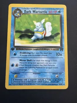 Dark Wartortle Team Rocket 46/82 1st Edition Pokemon TCG - Image 1