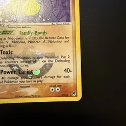 Pokemon Nidoqueen Reverse Holo FireRed & LeafGreen 9/112 English 120 HP - Image 5