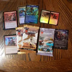 3 MTG Magic Sealed Packs Modern Horizons III Play Booster & Dominaria Remastered - Image 1