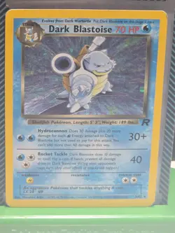 Dark Blastoise 3/82 Team Rocket Holo Rare Unlimited English - Image 1