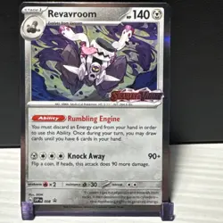 Pokemon TCG Revavroom EX Promo 008 SVP Scarlet & Violet NM - Image 1