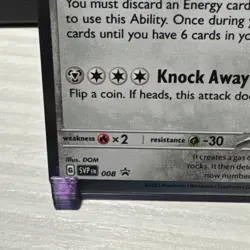 Pokemon TCG Revavroom EX Promo 008 SVP Scarlet & Violet NM - Image 2
