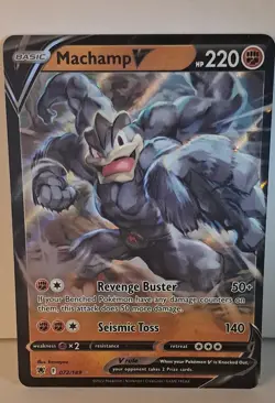 Pokemon Machamp V 072/189 Astral Radiance Ultra Rare Holo - Image 1