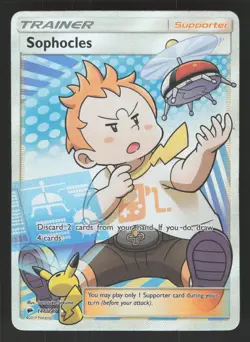 Sophocles (Full Art) 146/147 Pokemon TCG SM - Burning Shadows LP - Image 1