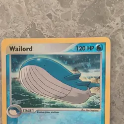 Pokemon TCG Wailord 14/109 EX Ruby & Sapphire Holo Rare EN 2003 120HP Unlimited - Image 2