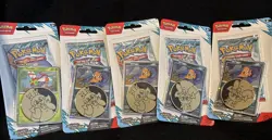 Pokemon TCG Journey Together Checklane Blister Lot 5 Scraggy Yanma + Coin - Image 1
