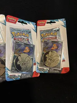 Pokemon TCG Journey Together Checklane Blister Lot 5 Scraggy Yanma + Coin - Image 4