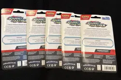 Pokemon TCG Journey Together Checklane Blister Lot 5 Scraggy Yanma + Coin - Image 5
