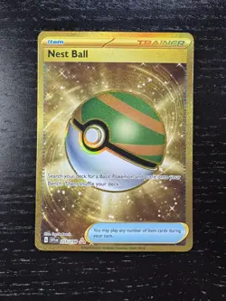NEST BALL - Pokemon - 255/198 Scarlet & Violet - Hyper Rare - Holo MP - Image 1