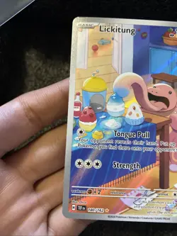 Lickitung 180/162 Sv05: Temporal Forces Holo Illustration Rare Pokemon Excellent - Image 4