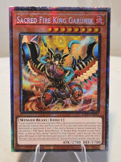 Yugioh Sacred Fire King Garunix (Starlight Rare) RA05-EN031 1st Edition NM - Image 1