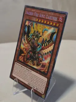 Yugioh Sacred Fire King Garunix (Starlight Rare) RA05-EN031 1st Edition NM - Image 2