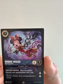 Minnie Mouse - Wild-Eyed Diver 12/31 Promo Lorcana NM - Image 5