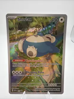 Snorlax Illustration Rare BLACK STAR PROMO card (#SVP051) [NM] HOLO - Image 1