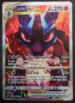 Pokemon TCG Lucario VSTAR SWSH291 Sword & Shield Crown Zenith ETB Promo Card - Image 1