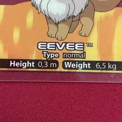 2006 Lamincards Pokemon 133 Eevee Collectible Card - Image 2