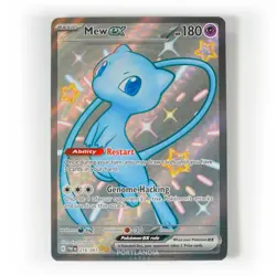 Pokemon - Mew ex - 216/091 - SV Paldean Fates - Shiny Rare Card - Image 1