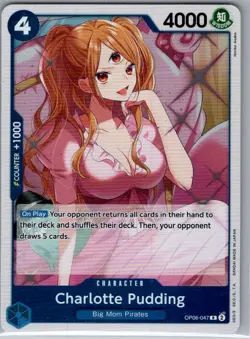 Charlotte Pudding OP06-047 English Wings of the Captain - One Piece Card - NM - Image 1