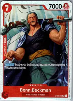 Benn.Beckman OP09-009 SR Emperors in the New World - One Piece Card - NM - Image 1