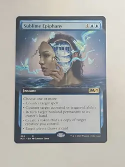 Mtg - Sublime Epiphany (Extended Art) - Core Set 2021 - Rare - NM - Image 1