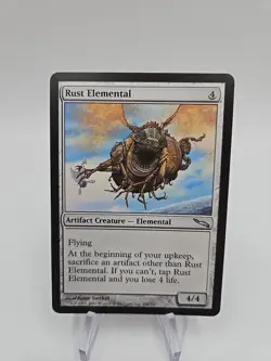 Rust Elemental - Mirrodin - LP - MTG - Colorless - Artifact Creature - Uncommon - Image 1